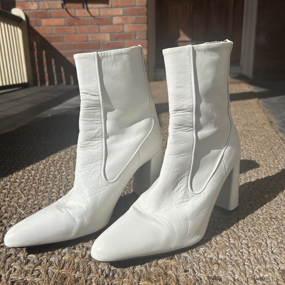 White Go-Go Boots